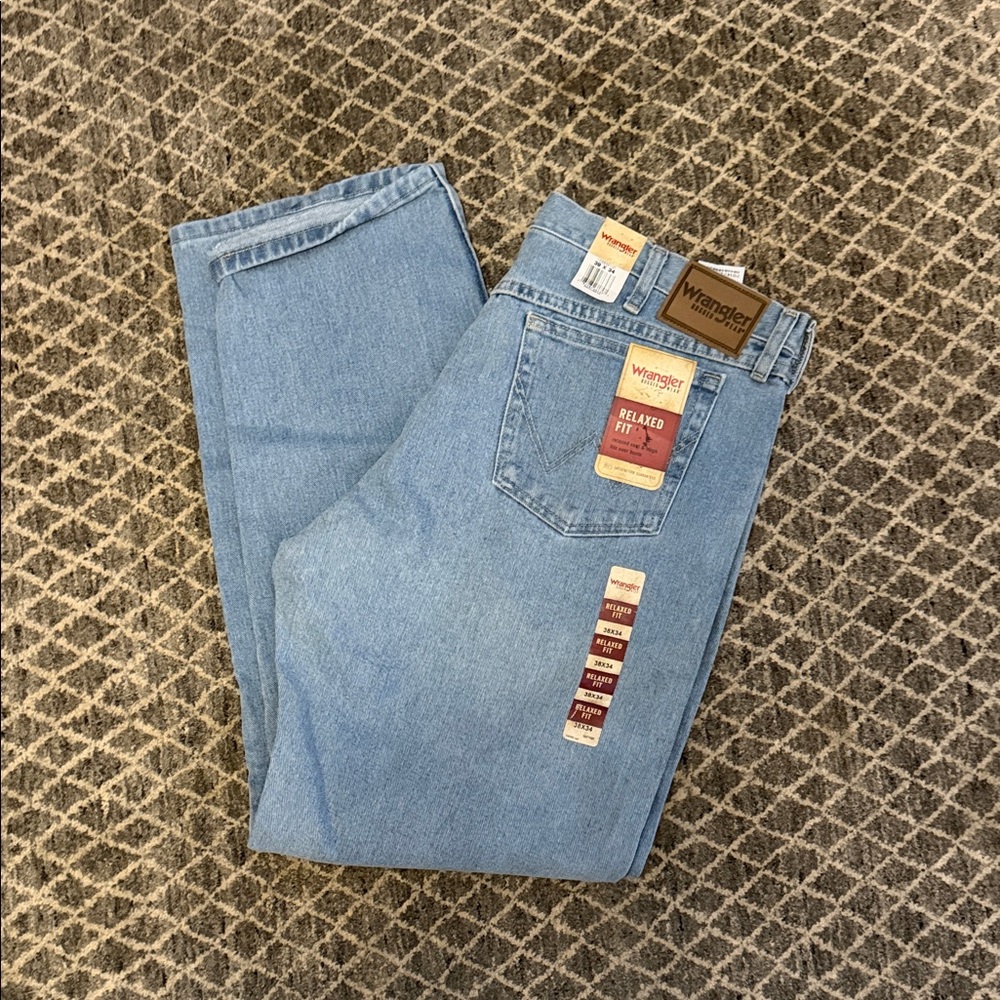 Wrangler Men's Rugged Wear Relaxed Fit Jeans